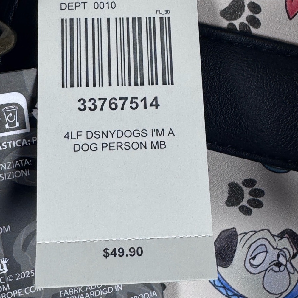 NWT Loungefly Disney Dogs “Im a dog person” mini Backpack - Picture 12 of 12